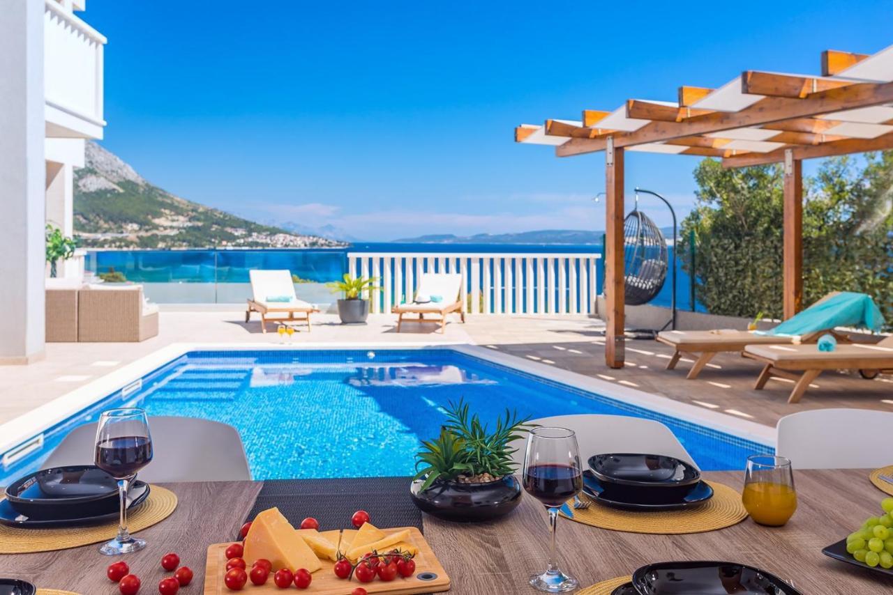 Villa Matan - Only 200M From The Sandy Beaches, Private 28M2 Pool オミシュ エクステリア 写真